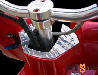 Maskowanie owiewki przy kolumnie kierownicy ODF, Gilera Runner SP