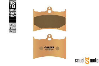 Klocki hamulcowe Galfer M35, Sintered Metal (złote)
