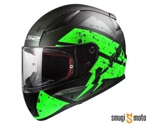 Kask LS2 FF353 Rapid Deadbolt Black Green (różne rozmiary)