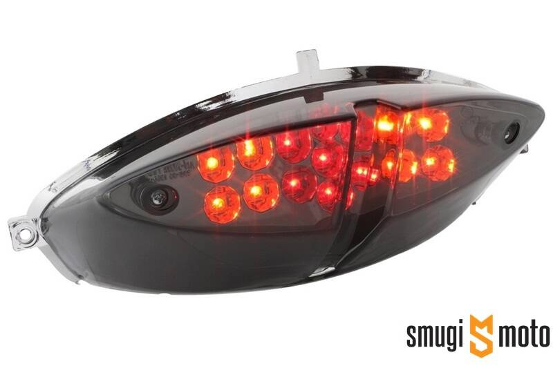 Lampa tylna STR8 LED Black Line z kierunkowskazami, Peugeot