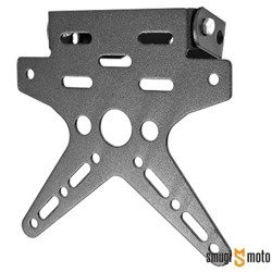 Mocowanie tablicy rejestracyjnej TNT, czarne, uniwersalne