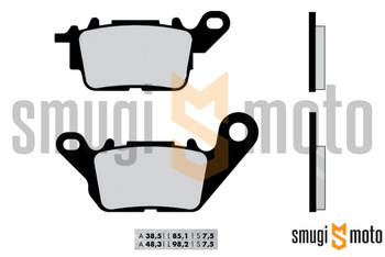 Klocki hamulcowe Novascoot Organic, przednie, Yamaha NMax 125-155 '15-