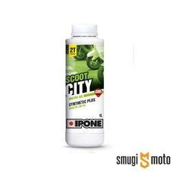 Olej Ipone Scoot City 2T, truskawka, 1 litr (półsyntetyk)