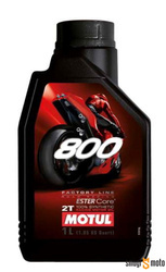 Olej Motul 800 2T, 1 litr (100% syntetyk)