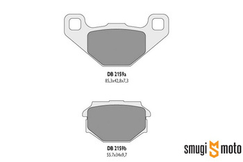 Klocki hamulcowe Delta Braking, Aprilia MX / RX 125 '04-07 (tył)