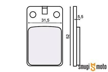 Klocki hamulcowe RMS S26
