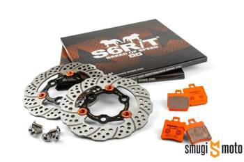 Tarcze hamulcowe Stage6 z klockami, Yamaha Areox (190x58,5x4mm)