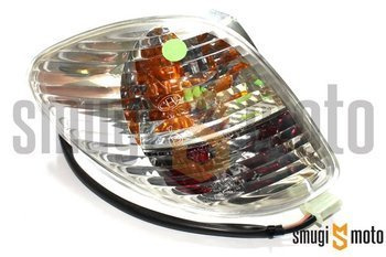Lampa tylna z kierunkowskazem, biała, Piaggio X9 125-500 / X9 Evolution 125-500 (E) (prawa / lewa)