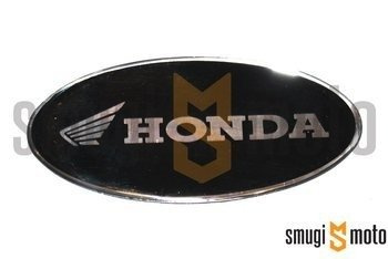 Naklejka HONDA na kufer (czarna) 85x40mm