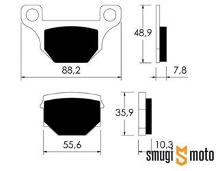Klocki hamulcowe Vicma S35