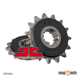 Zębatka przednia JT [525] 15z, z gumą tłumiącą, Honda CB 600 '98-06, CBF 600 '04-07, CBR 600 '97-98