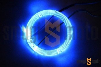 Światła postojowe (ringi) Mokix, LED d.45x59mm, niebieskie (2 szt.)