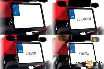 Ramka tablicy rejestacyjnej (motocykl) (różne kolory)