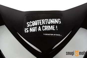 Naklejka Scootertuning is not a crime 105x63mm