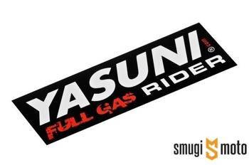 Naklejka Yasuni Full Gas Rider 111x38mm