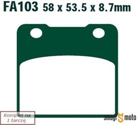 Klocki hamulcowe EBC M26 Synth Metal