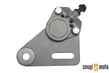 Zacisk hamulcowy Mokix, tylny, srebrny, Aprilia RX, SX / Derbi Senda R 50, Senda R/SM X-Race, Senda R/SM X-Trem / Gilera RCR, SMT 50