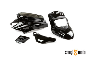 Owiewki STR8, czarne, MBK Booster / Yamaha BW's '04-