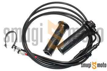 Rollgas kompletny z linką gazu i manetkami, Piaggio MP3 500 '14-20