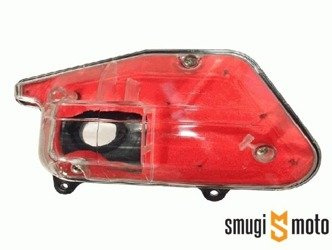 Filtr powietrza kompletny Power Force, przezroczysta obudowa, czerwona gąbka, Minarelli stojące