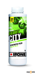 Olej Ipone Scoot City 2T, 1 litr (półsyntetyk)