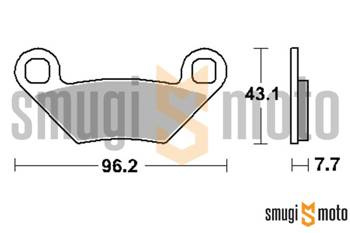 Klocki hamulcowe SBS, Off-Road Sinter złote