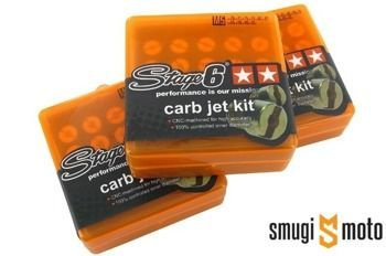 Dysze główne Dellorto 5mm, zestaw 10szt (różne rozmiary)