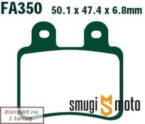 Klocki hamulcowe skuterowe EBC S47 Organic