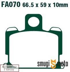 Klocki hamulcowe EBC Organic Kevlar, Yamaha XJ 550 '84-85