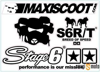 Naklejki MXS / Stage6, arkusz 140x100mm