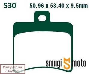 Klocki hamulcowe skuterowe EBC S30 Organic