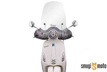 Szyba przednia Faco, wysoka, przezroczysta, Vespa Elettrica / Primavera