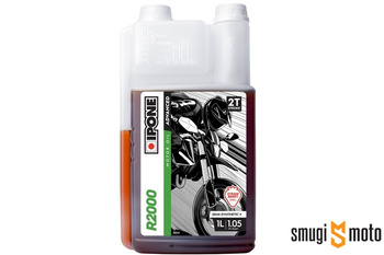 Olej Ipone R2000 2T, truskawka, 1L (półsyntetyk)