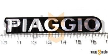 Naklejka Piaggio 3D, czarno - srebrna