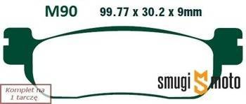 Klocki hamulcowe skuterowe EBC M90 Synth Metal