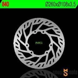 Tarcza hamulcowa NG, przód, Derbi Senda 50 / 125, Gilera RCR / SMT, Aprilia RX / SX 50 (260x108x3,5)
