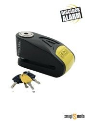 Blokada z alarmem na tarczę AUVRAY B-LOCK 14 - czarno-żółta, średnica bolca 14mm (klasa S.R.A.)