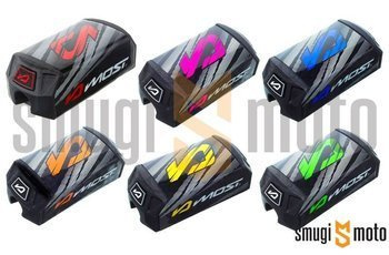 Oslona kierownicy Most, czarno - czerwona