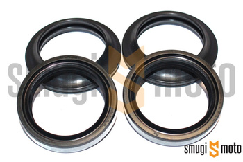 Uszczelniacze przedniego zawieszenia olejowe i pyłowe Tourmax, Yamaha YZF-R6 '06-15 / FZ6R '09-15 / TDM 850 '92-93 (41x53x11 / 41X53,5X4,8/14)