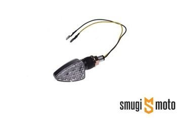 Kierunkowskazy WM LED, krótkie strzałka, carbon (2 szt)