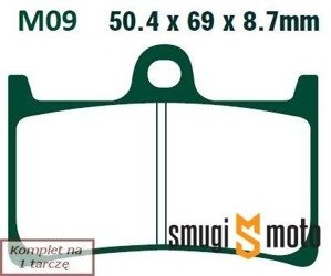 Klocki hamulcowe EBC M09 Organic