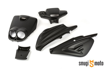 Owiewki (zestaw 5 szt.), czarny mat, MBK Booster NG / Yamaha BW's NG