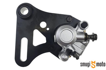 Zacisk hamulcowy Mokix, tylny, srebrny, Arpiaia SX-RX '11- / Derbi Senda DRD-R Racing '06-12 / Senda SM DRD X-Treme '11- / Gilera RCR '11- / Rieju MRT '06-