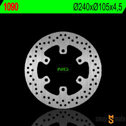 Tarcza hamulcowa NG, przód, Piaggio MP3 300 / 500 '14-18, tył BMW G 650X (240x105x4,5mm)