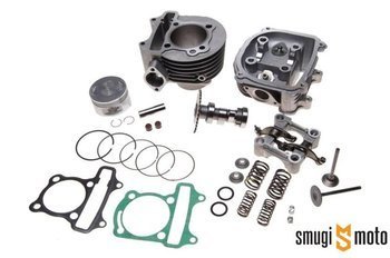 Cylinder Kit WM z głowicą, d.57,40mm 150cc, chińskie 4T GY6 125