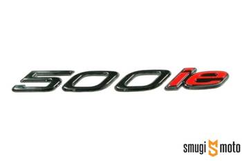 Emblemat "500ie", grafitowy, Piaggio MP3 500 Sport '11-18