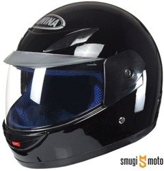 Kask motocyklowy Awina, czarny, dziecięcy, rozmiar głowy 47-48 cm, czarny