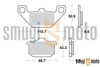 Klocki hamulcowe SBS M18 Street Ceramic