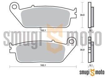 Klocki hamulcowe SBS M37 Street Ceramic