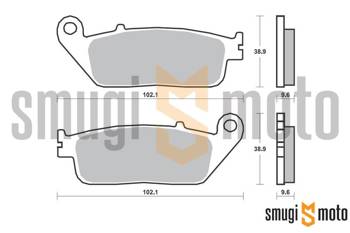 Klocki hamulcowe SBS M46 Street Ceramic